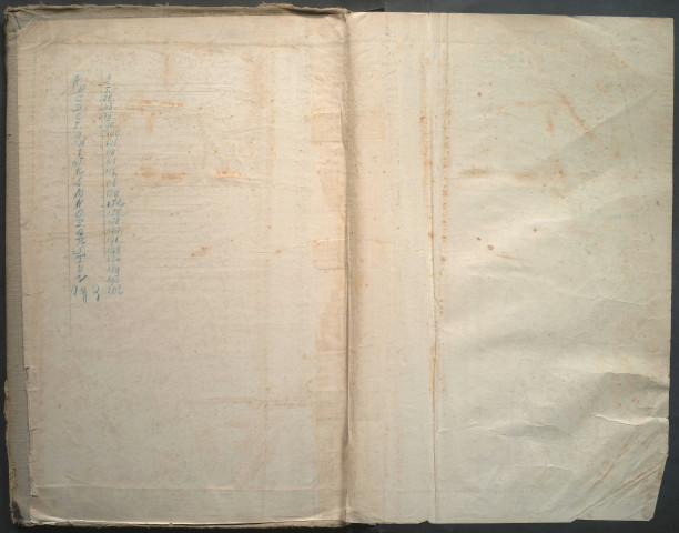 Table des successions et absences du bureau de Corbie