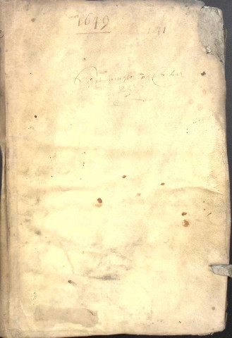 Etude de Me Antoine Ricard à Amiens (étude n°25). Minutes de l'année 1649