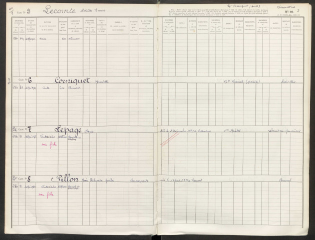 Répertoire des formalités hypothécaires, du 09/05/1955 au 28/10/1955, registre n° 039 (Conservation des hypothèques de Montdidier)