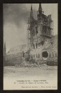 CAMPAGNE DE 1914. RUINES D'YPRES. INCENDIE DU BEFFROI (22 NOVEMBRE 1914)