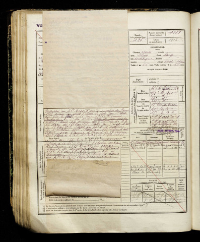 Masclet, Henri François Louis, né le 10 avril 1896 à Couture (La) (Pas-de-Calais), classe 1916, matricule n° 1119, Bureau de recrutement d'Amiens