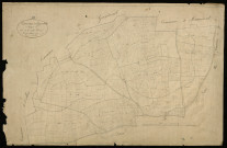 Plan du cadastre napoléonien - Courcelette : Vallée Durand (La), C
