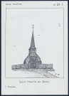 Saint-Martin-au-Bosc (Seine-Maritime) : l'église - (Reproduction interdite sans autorisation - © Claude Piette)