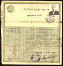 Passeport à l'étranger pour voyageurs de commerce délivré le 28 avril 1924, au nom de Louis Paul Morin
