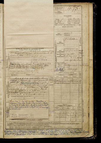 Boyaval, Philogène Georges Albert, né le 03 février 1884 à Bacouel-sur-Selle (Somme), classe 1904, matricule n° 475, Bureau de recrutement d'Amiens