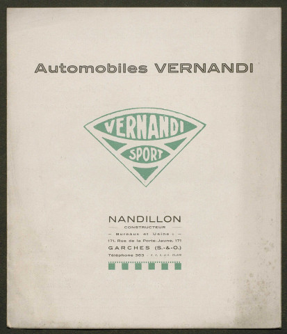 Publicités automobiles : Vernandi