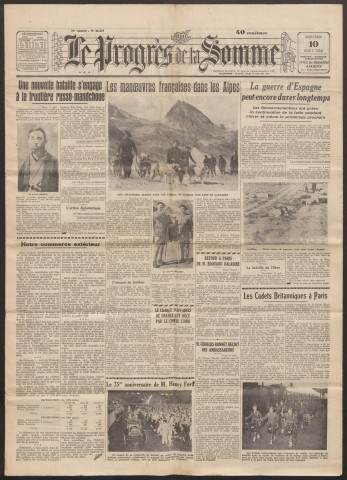 Le Progrès de la Somme, numéro 21510, 10 août 1938