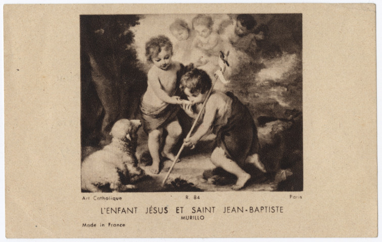 L'Enfant Jésus et Saint Jean-Baptiste, par Murillo