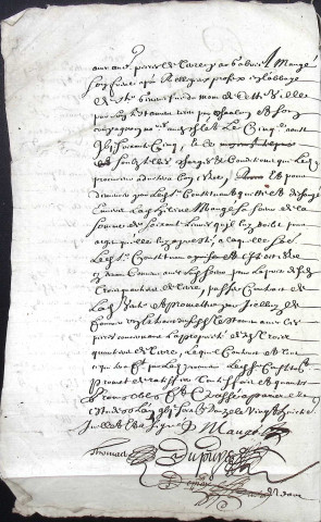 Etude de Me Augustin Perdu à Amiens (étude n°26). Minutes de l'année 1673