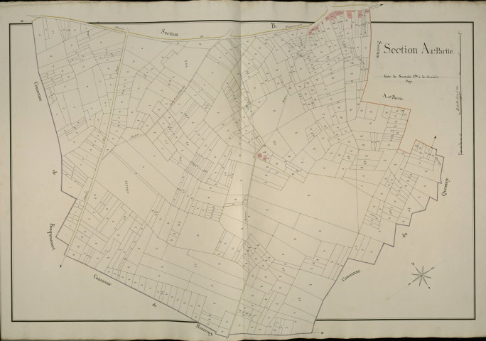 Plan du cadastre napoléonien - Parvillers-le-Quesnoy (Parvillers) : A1