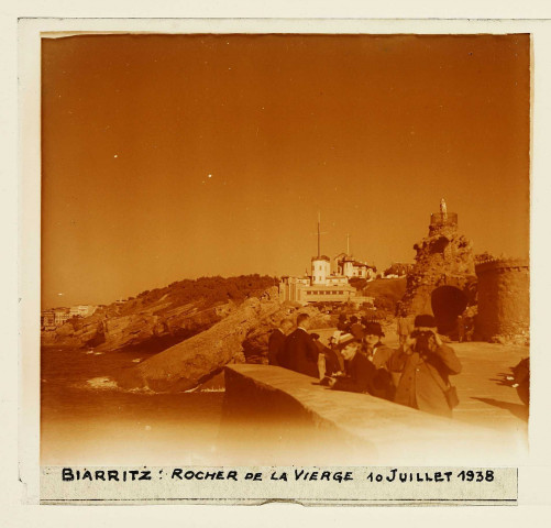 Biarritz (Pyrénées-Atlantiques). Le Rocher de la Vierge