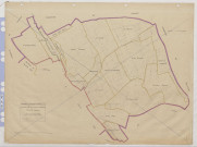 Plan du cadastre rénové - Courcelles-sous-Thoix : section B