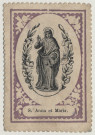 Sainte Anna et Maria. Sainte Anne et la Vierge Marie