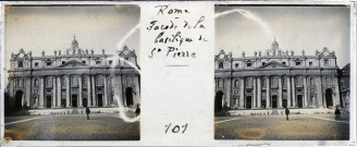 Rome - façade de la basilique Saint-Pierre