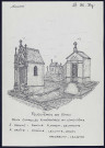 Feuquières-en-Vimeu : deux chapelles funéraires au cimetière - (Reproduction interdite sans autorisation - © Claude Piette)