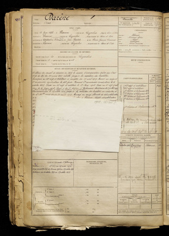 Darène, Abax, né le 15 juin 1898 à Viarmes (Val-d'Oise), classe 1918, matricule n° 5480, Bureau de recrutement de Péronne