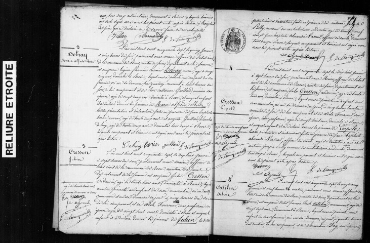 Boves : naissances, mariages, décès