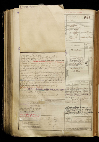 Fernet, Paul Eugène, né le 09 mai 1891 à Albert (Somme), classe 1911, matricule n° 948, Bureau de recrutement de Péronne