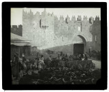 Jérusalem. Marché de la Porte de Damas