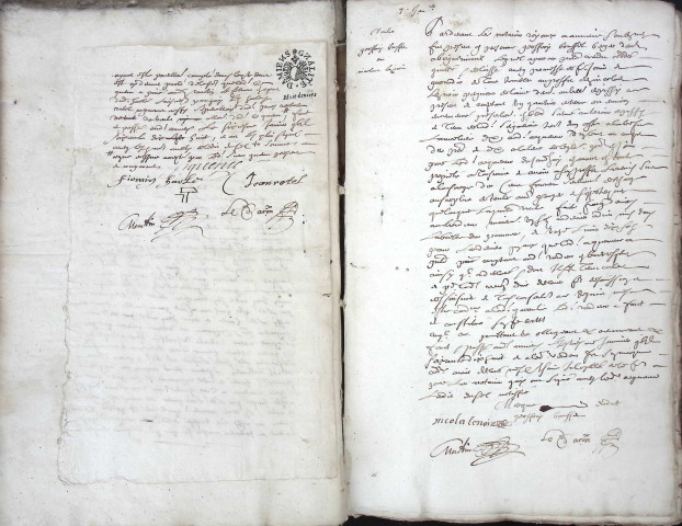 Etude de Me François Lecaron à Amiens (étude n°11). Minutes de l'année 1678