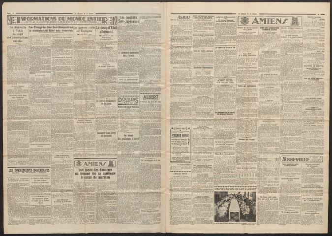 Le Progrès de la Somme, numéro 21333, 8 février 1938