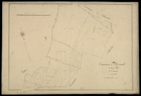 Plan du cadastre napoléonien - Hornoy-le-Bourg (Boisrault) : Quarante (Les), B