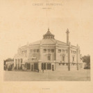 Amiens. Le cirque municipal en 1888-1889. Vue de la façade