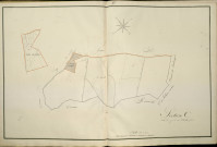 Plan du cadastre napoléonien - Atlas cantonal - Villers-Bocage (Villers Bocage) : C