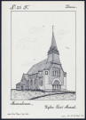 Marcelcave : l'église Saint Marcel - (Reproduction interdite sans autorisation - © Claude Piette)