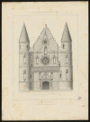 La Renaissance Monumentale en France. Eglise de Tilloloy : élévation de la façade occidentale
