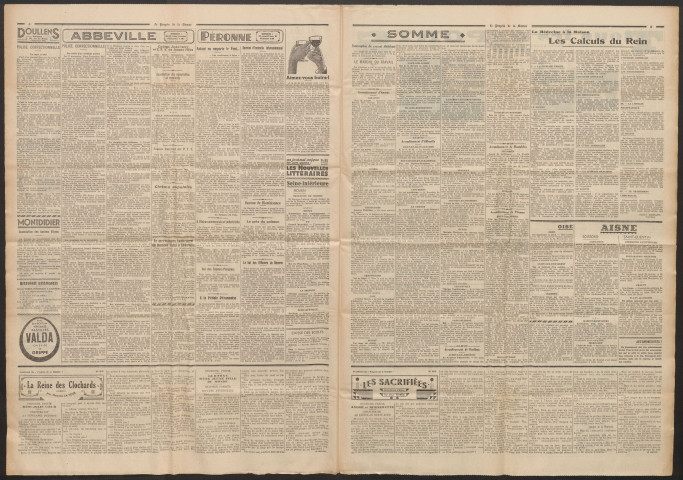 Le Progrès de la Somme, numéro 21316, 22 janvier 1938