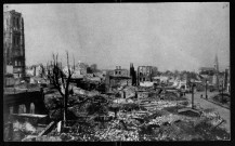 Amiens. Ruines après les bombardements