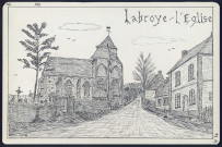 Labroye : église en 1912 - (Reproduction interdite sans autorisation - © Claude Piette)