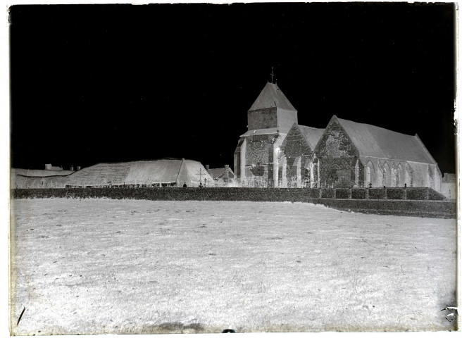 La vieille église de Cayeux-sur-Mer et son cimetière