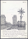 Limeux : superbe croix de fer forgé - (Reproduction interdite sans autorisation - © Claude Piette)
