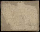 Plan du cadastre napoléonien - Aigneville : tableau d'assemblage