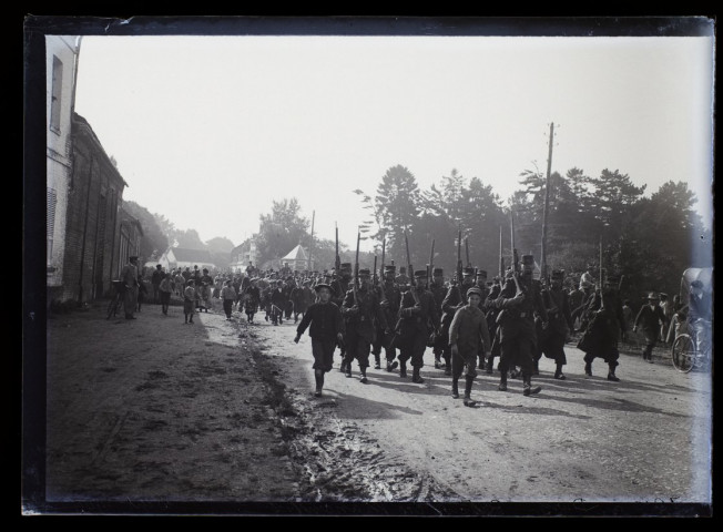72e à Dury - retour des manoeuvres - septembre 1905