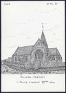 Villers-Vermont (Oise) : l'église - (Reproduction interdite sans autorisation - © Claude Piette)