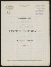 Liste électorale : Friville-Escarbotin, Section d'Escarbotin