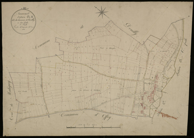 Plan du cadastre napoléonien - Sancourt : Hameau de Cuvilly (Le), A2