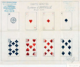 Dépôt de marque et de brevet. Modèle de jeu de cartes, créé par A. Corroyer