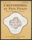 L'Automobile au Pays Picard. Revue de l'Automobile et du Tourisme. Organe officiel de l'Automobile-Club de Picardie et de l'Aisne, 382, janvier 1956