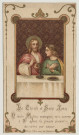Le Christ et Saint Jean. Le Christ et Saint Jean lors de la Cène