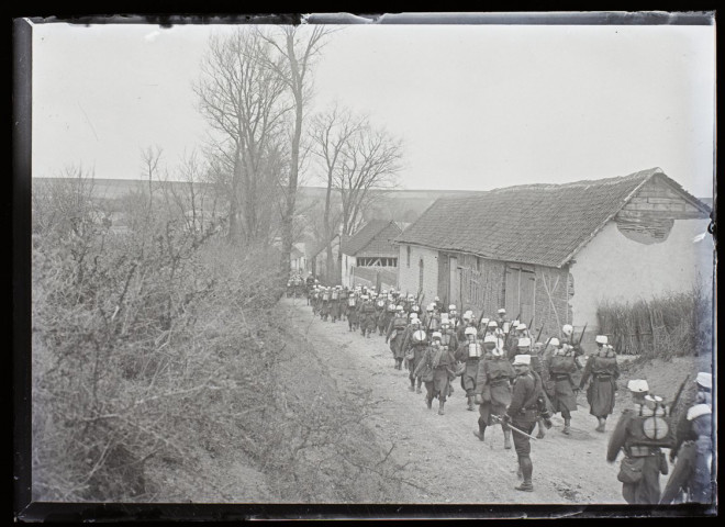 Manoeuvres d'avril 1903 - 72e à Saisseval