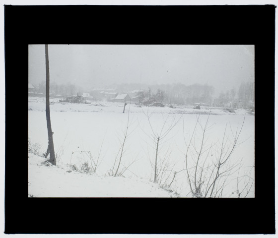 Marais de Rivery - Effet de neige - janvier 1929