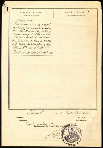 Bretel, Jules Firmin René, né le 25 septembre 1883 à Airaines (Somme), classe 1903, matricule n° 53, Bureau de recrutement d'Amiens