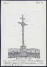Mareuil-Caubert : croix de Lorraine avec Christ - (Reproduction interdite sans autorisation - © Claude Piette)