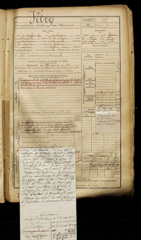 Vitry, Désiré Arsène Edouard, né le 09 octobre 1877 à Boisbergues (Somme), classe 1897, matricule n° 267, Bureau de recrutement d'Abbeville