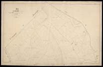 Plan du cadastre napoléonien - Domart -en-Ponthieu (Domart) : Clapet (Le) ; Vallée d'Harengue (La), D2