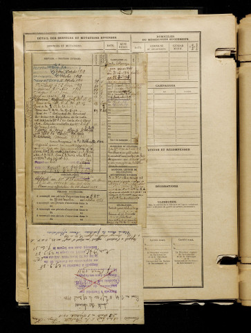 Delhomel, Louis, né le 07 juillet 1891 à Amiens (Somme), classe 1911, matricule n° 1269, Bureau de recrutement d'Amiens